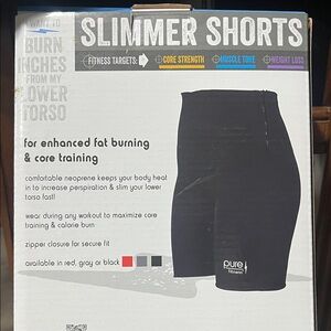 Black Slimmer Shorts for Men